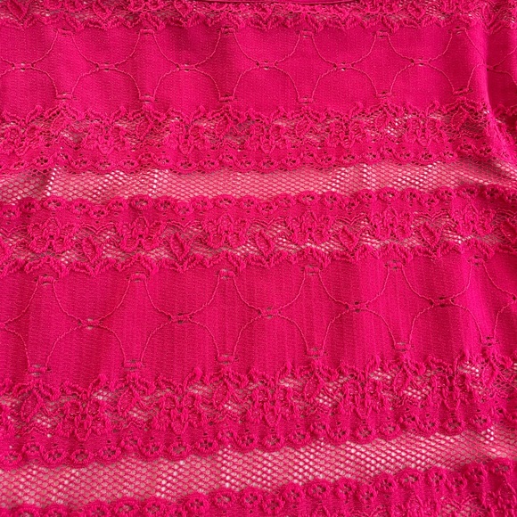 BCBGMaxAzria Tanya Lace Dress - Red | Size S - Picture 6 of 6